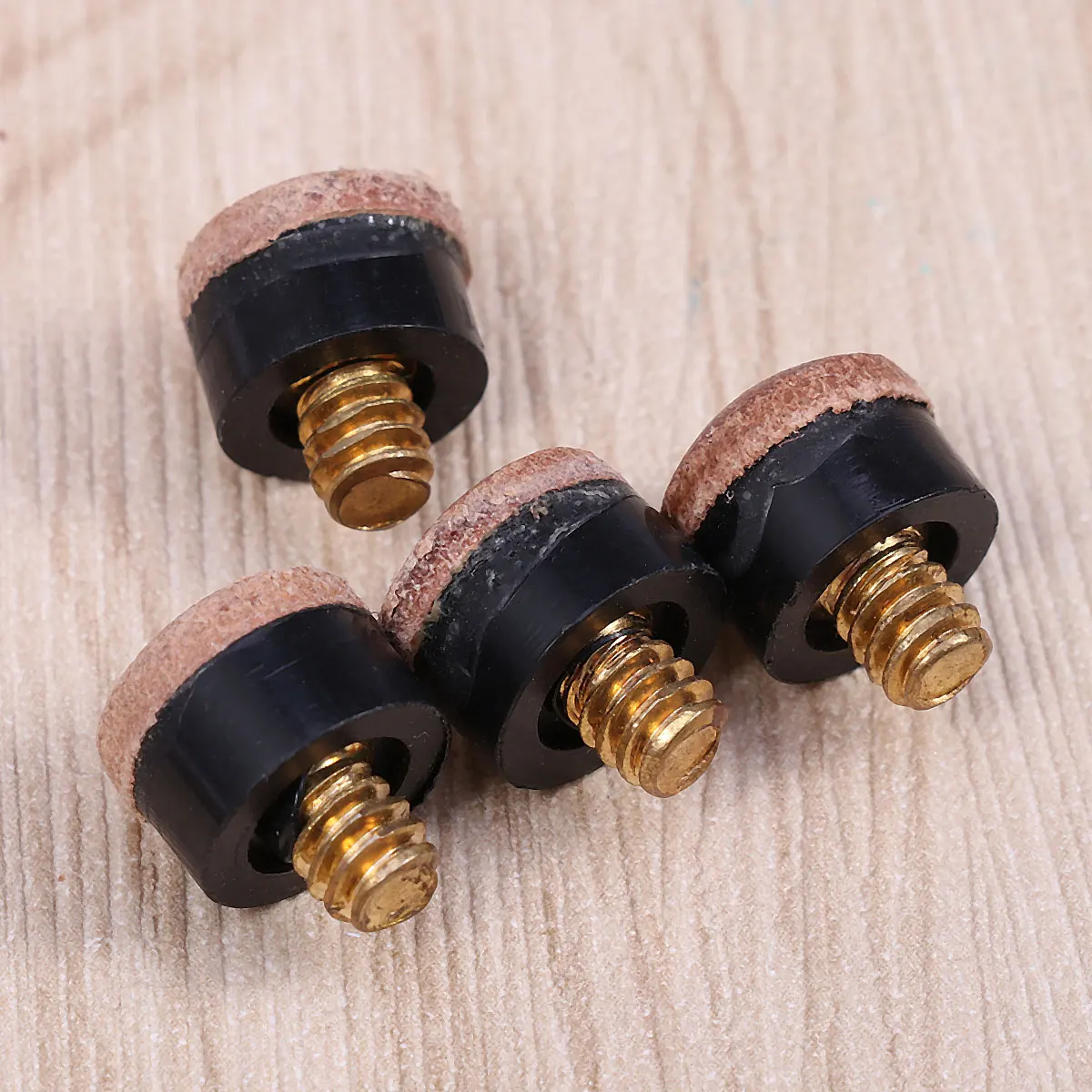 

40 Pcs Billiard Club Screw Head Pool Cue Stick Ferrules Tips Billiards American Style and