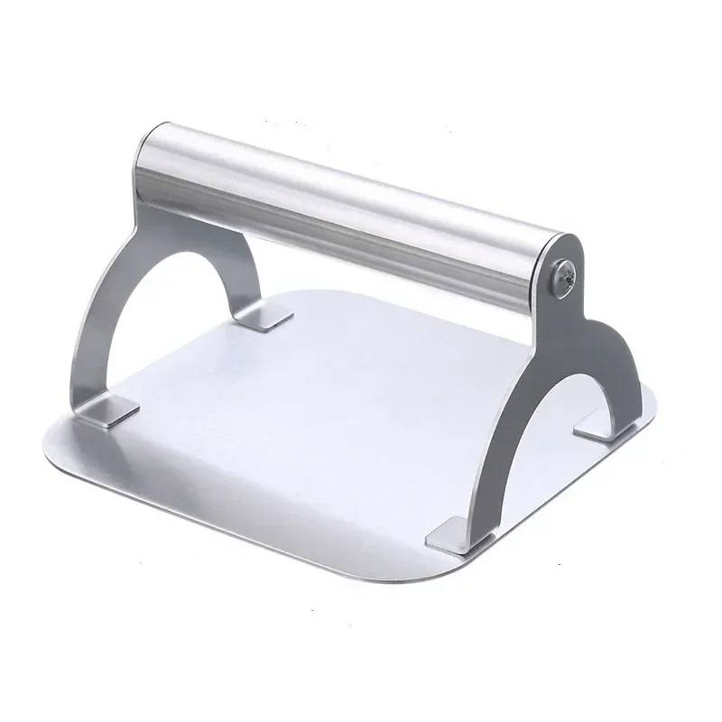 

Stainless steel pressure surface leather tool for home hand-held pancake squid pressure plate, hamburger pressure meat mold