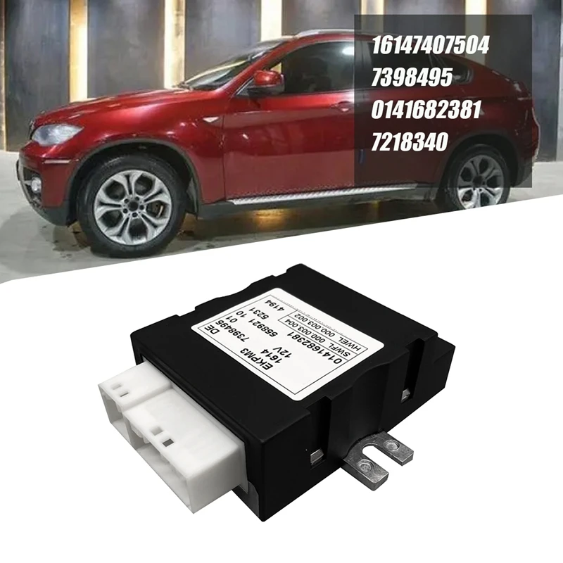 Car Fuel Pump Driver Module ECU 16147407504 For BMW X1 X3 X5 X6 2008-2013 Parts Fuel Pump Relay Control Unit 16 14 7 407 504