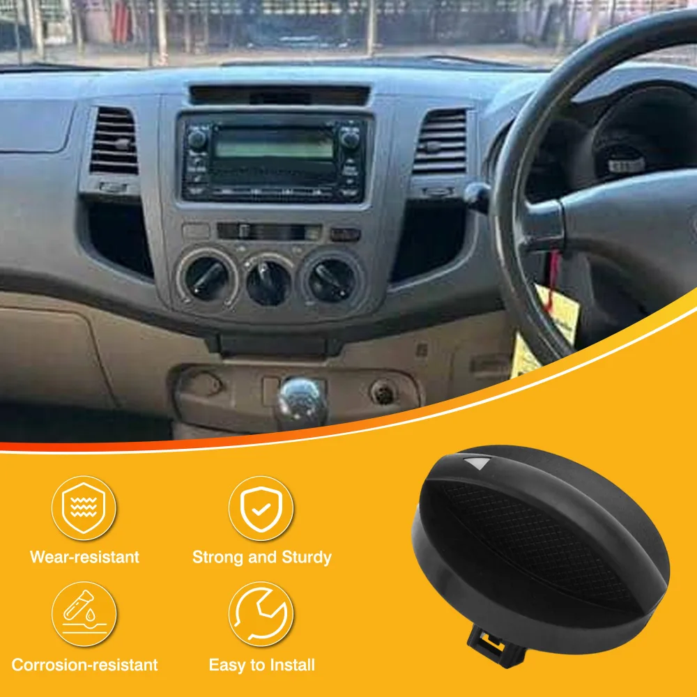 3 stücke Auto Klimaanlage A/C Panels Control Schalter Knopf Schwarz für Toyota Hilux Vigo 2004 2005 2006 2007 2008 2009-2011 55905-0K011