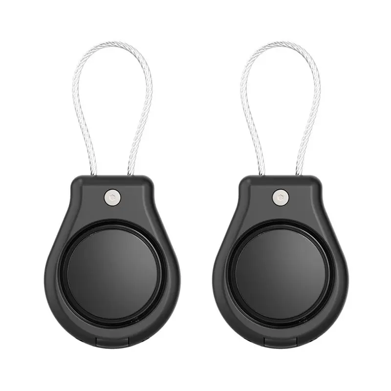 

A29F-2 Pack For Airtag Keychain Holder Waterproof, Anti-Lost Case With Cable Holder For Airtag, Keys, Backpacks, Pets