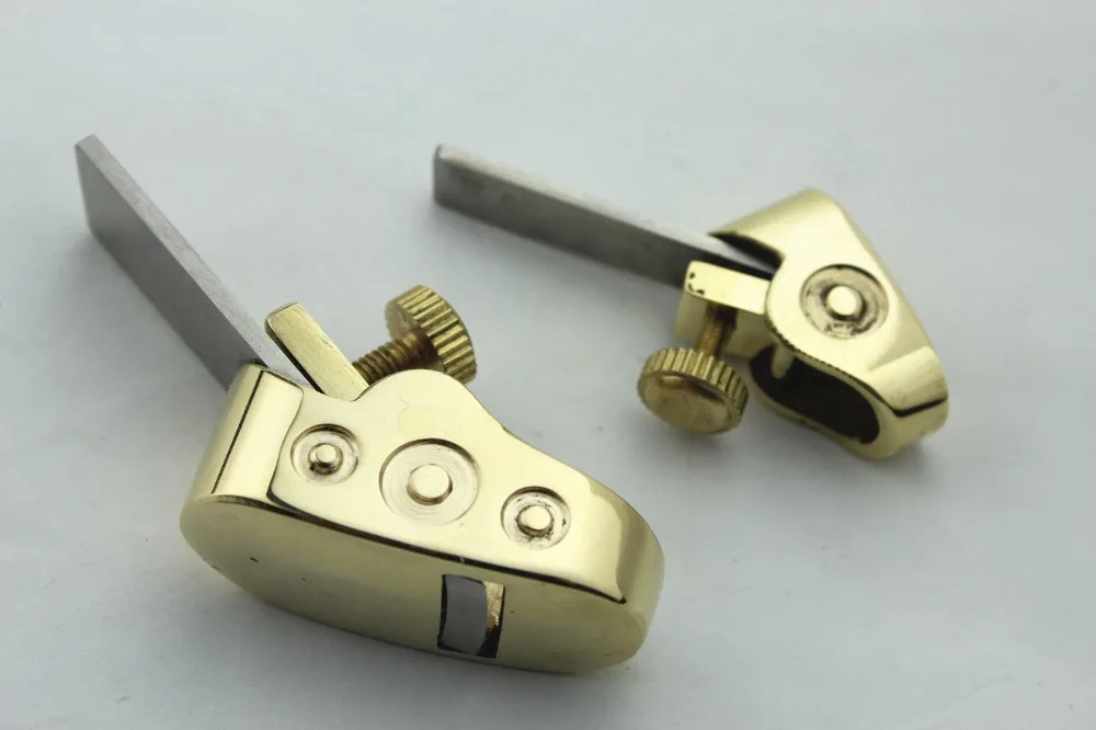 

2 pcs new style various convex bottom brass planes, Violin/Viola making tools