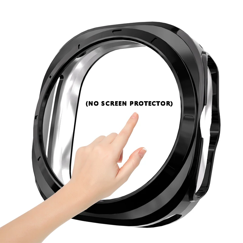 Funda suave de TPU para Samsung Galaxy Watch 7 Ultra, cubierta protectora de 47mm, sin Protector de pantalla, marco Protector para reloj inteligente, carcasa para reloj
