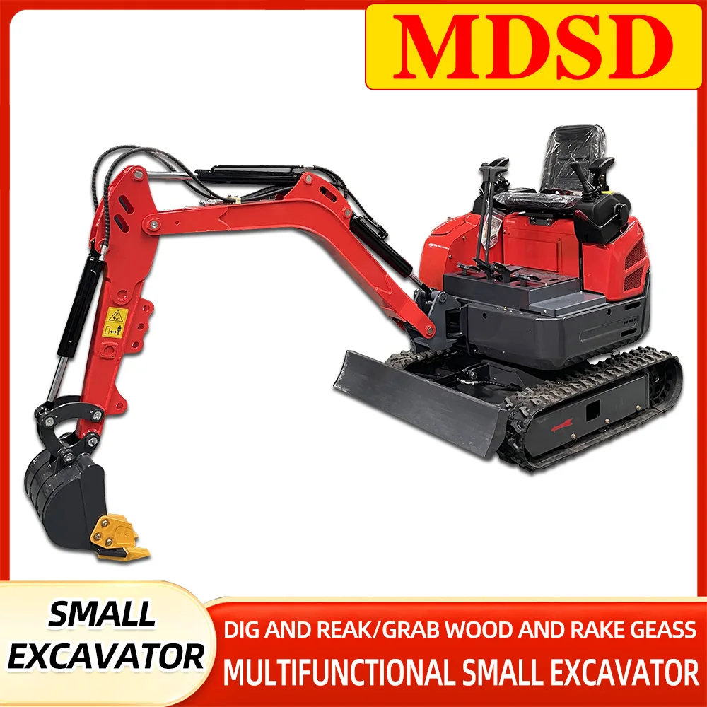 CE/EPA EURO 5 حفارة صغيرة متعددة الوظائف 0.8-2 طن حفار صغير مع جميع أنواع المرفقات حفارة صغيرة حديقة المنزل