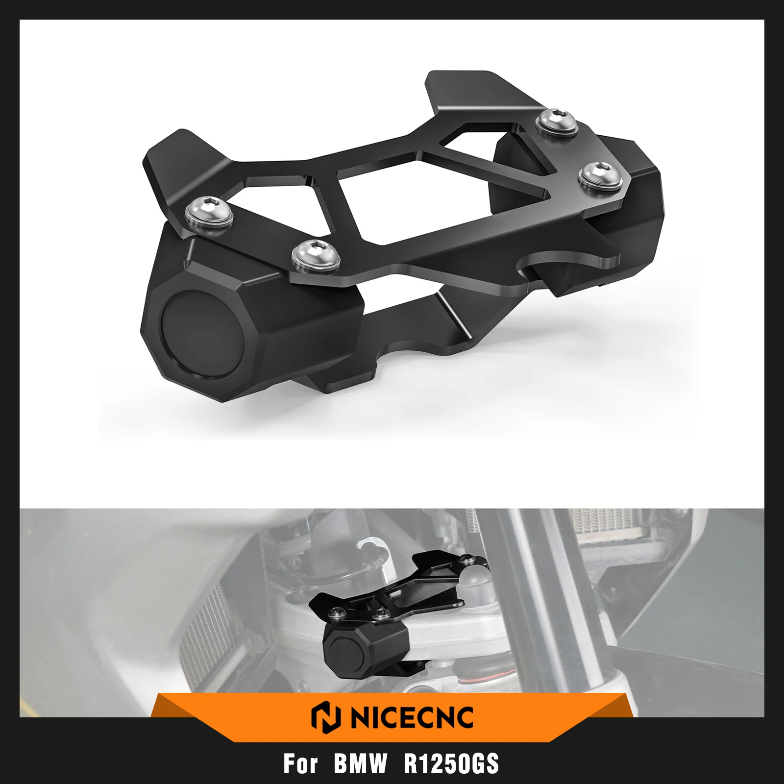 

For BMW R1250GS /GS A R1200GS Motorcycle Steering Stop Cover Guard Protector R 1250 GS Adventure 2018-2024 R 1200 GS 2016-2018