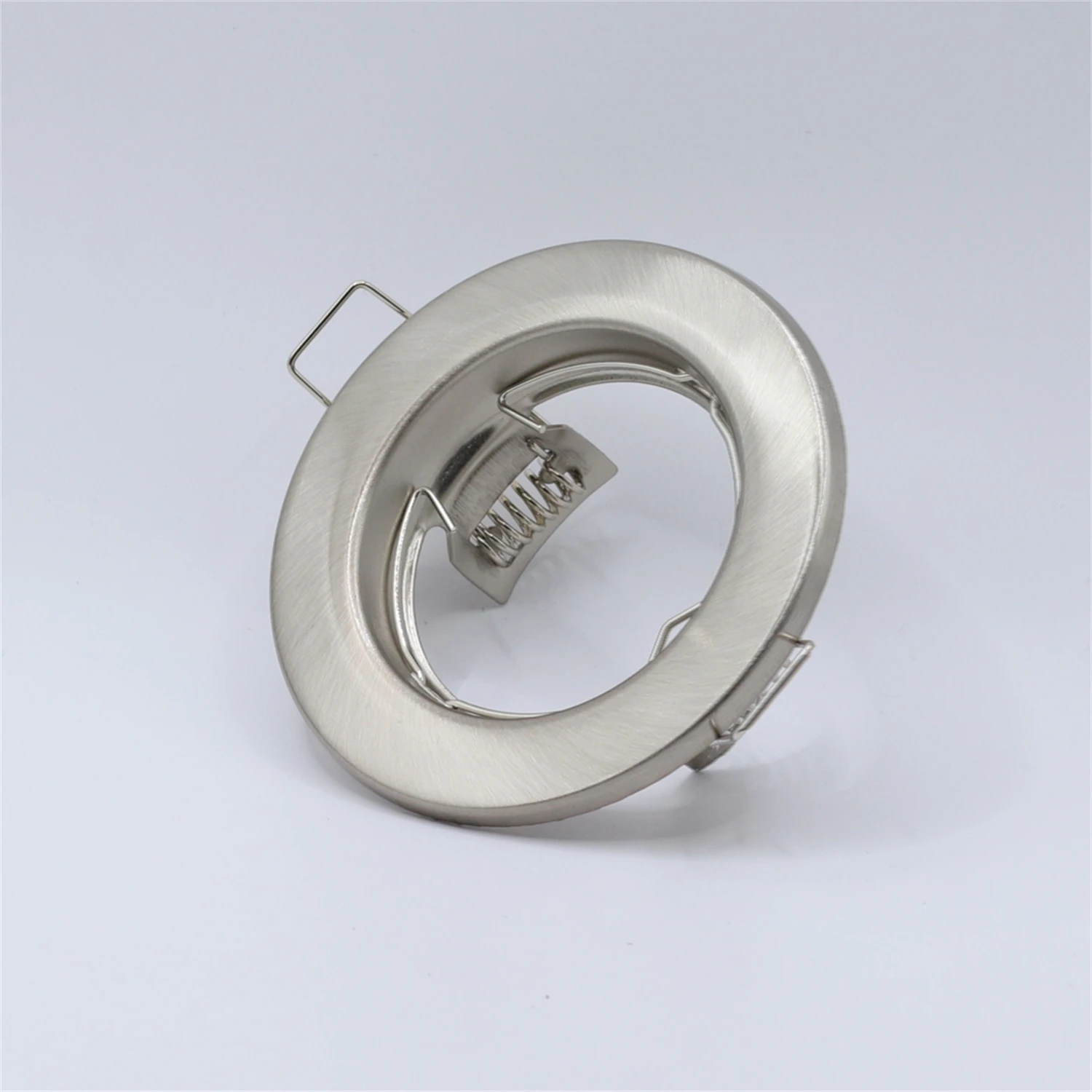 Metal Cut Hole 60mm Recessed Downlights Satin Nickel GU10 Spot Lights Downlighter Lighting