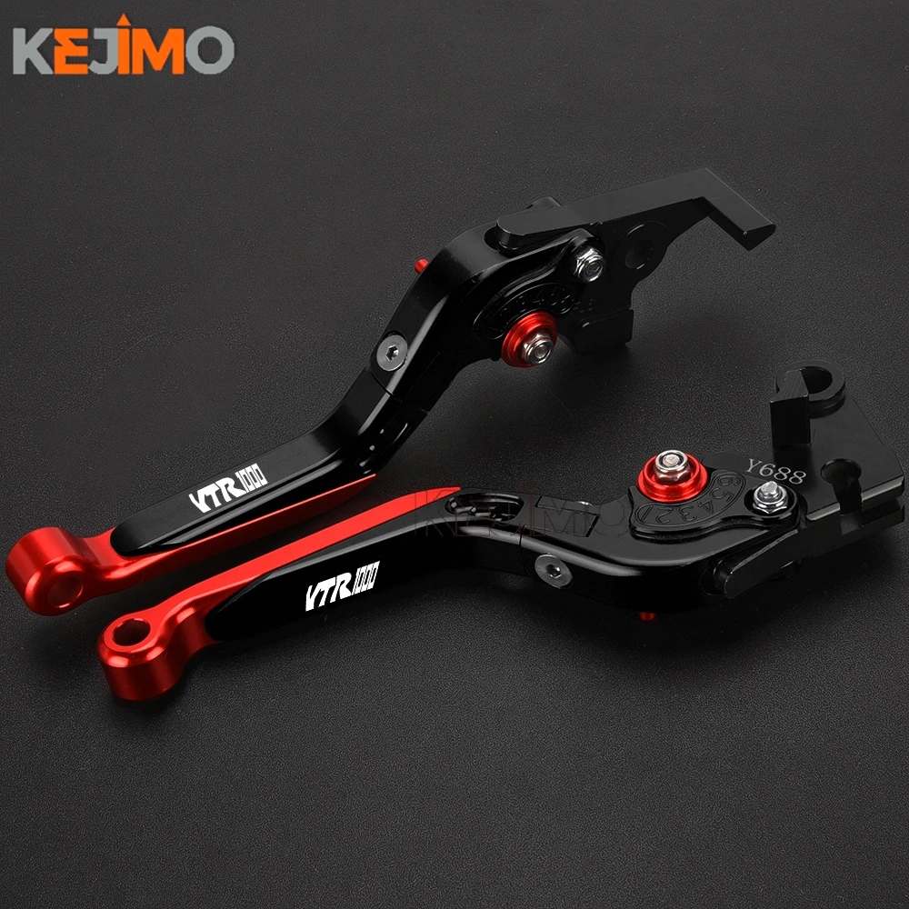 

Motorcycle Extendable Brake Clutch Levers Handlebrake Lever FOR HONDA VTR1000 VTR 1000 1997 1998 1999 2000 2001 2002 2003 2004