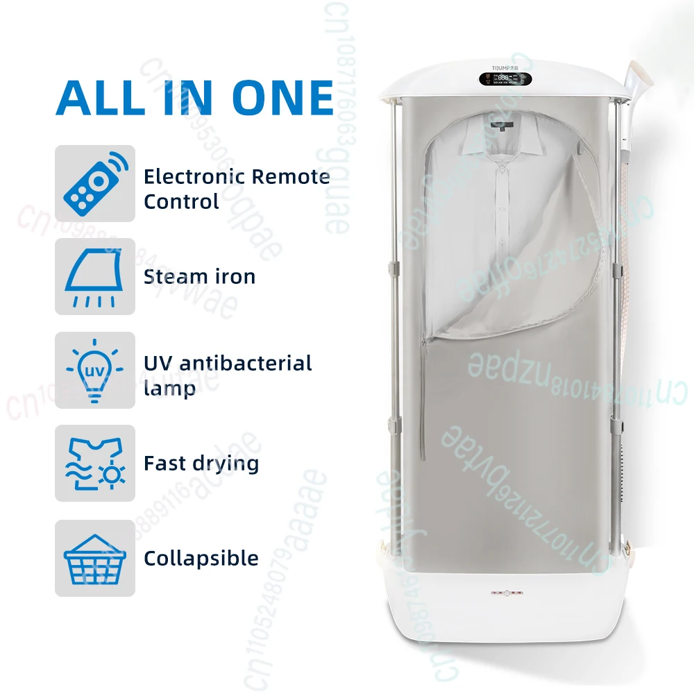Factory Household Mobile Wrinkle Removal Folding Portable Uv Steam Iron Fast Drying Electric Clothes Dryer Machine