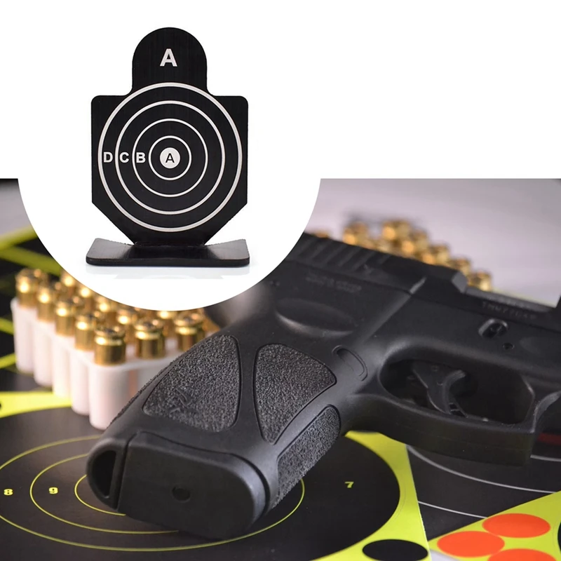 4Pcs IPSC Competitive Sports Mini Alloy Human Shape Targets Durable Easy Install