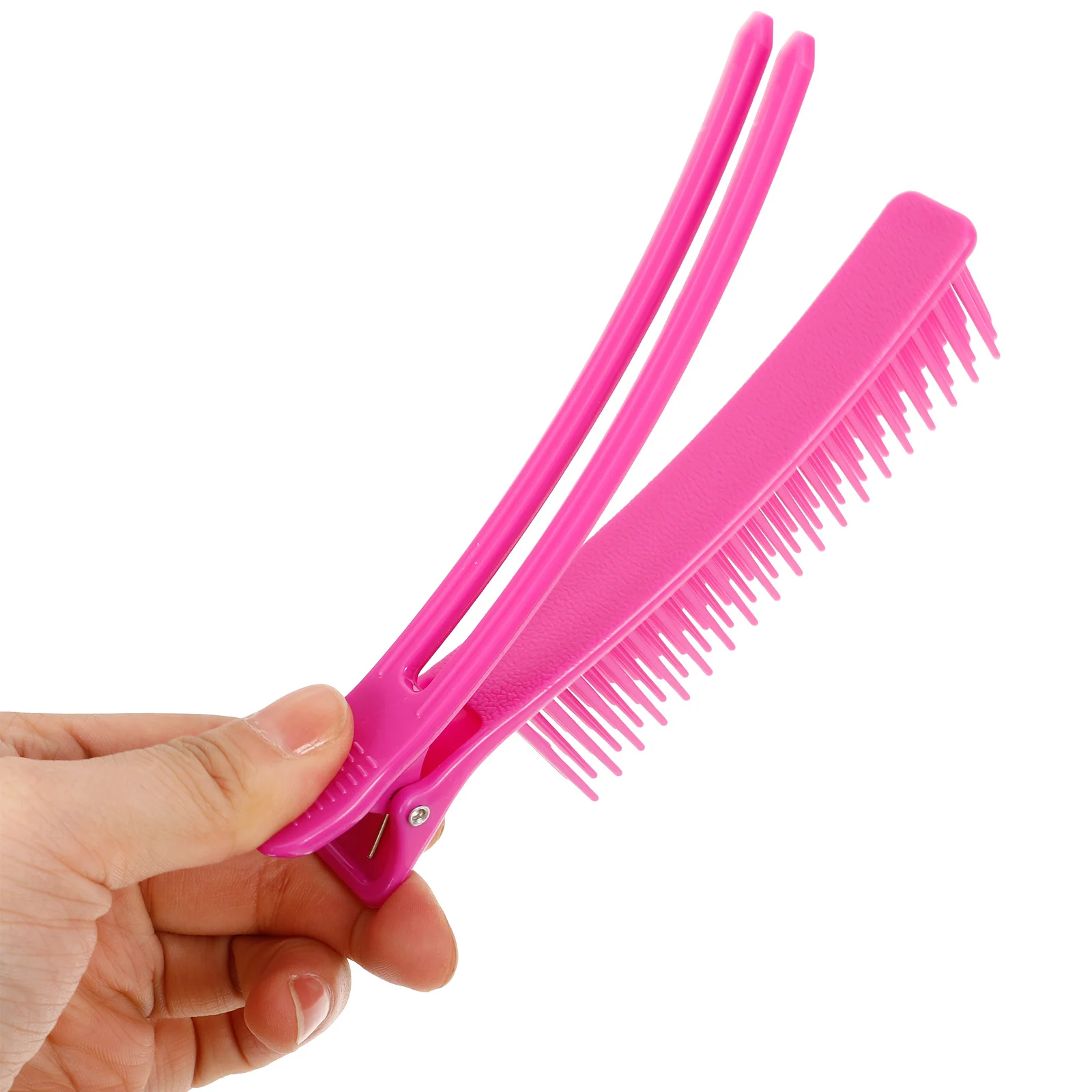 

2Pcs Hair Styling Clips Flexible Tool for Thick Thin Hair Updo Volume Curler Salon Color Track Sectioning Clip