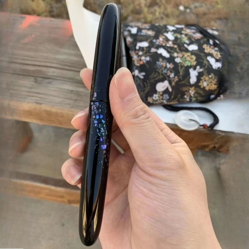 

2026 WRITE BEAST Luxury Lacquer Fountain Pens Long Knife Double Layer/triple Layer Nib 1.0 2.0 3.0mm Nib Ink Pens for Writing