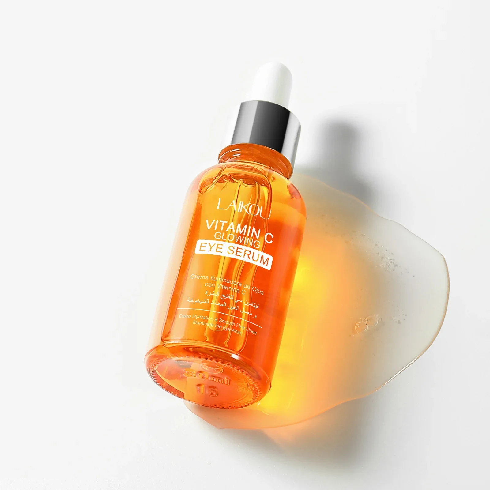 

LAIKOU 30ml Vitamin C Eye Serum Deep Moisturizing Hydration Hyaluronic Acid Facial Serum Collagen Facial Essence Face Skin Care