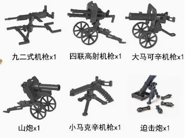 Schlüsselwörter: Zweiter Weltkrieg, Bausteine, Artillerie, Spezialeinheiten, humanoide Puppe, Mini-Figur, Spielzeug, Stiftebox, Geburtstagsgeschenk