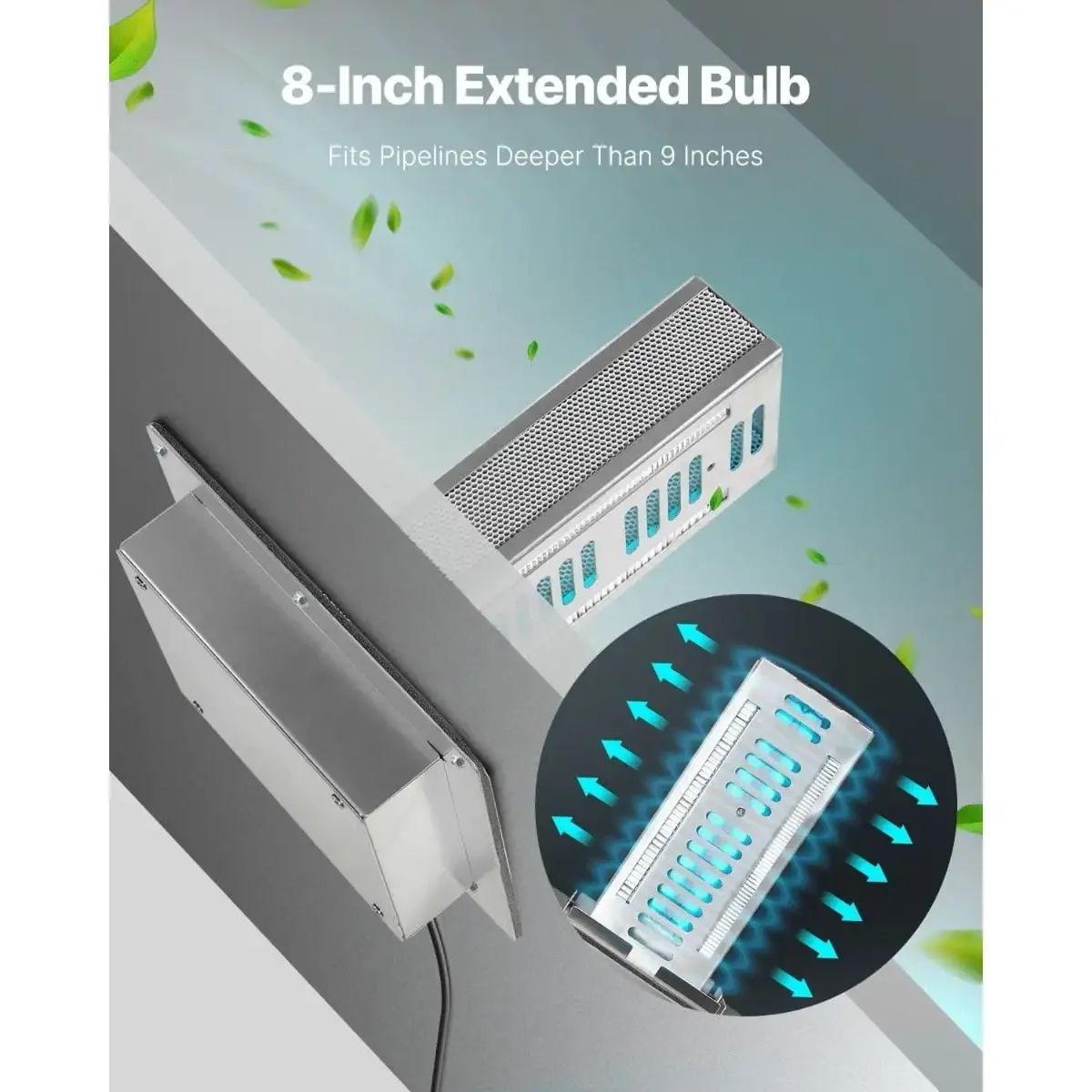 HVAC 空気清浄機家全体 18 ワット 9 インチダクト PCO テクノロジーの UV ライト