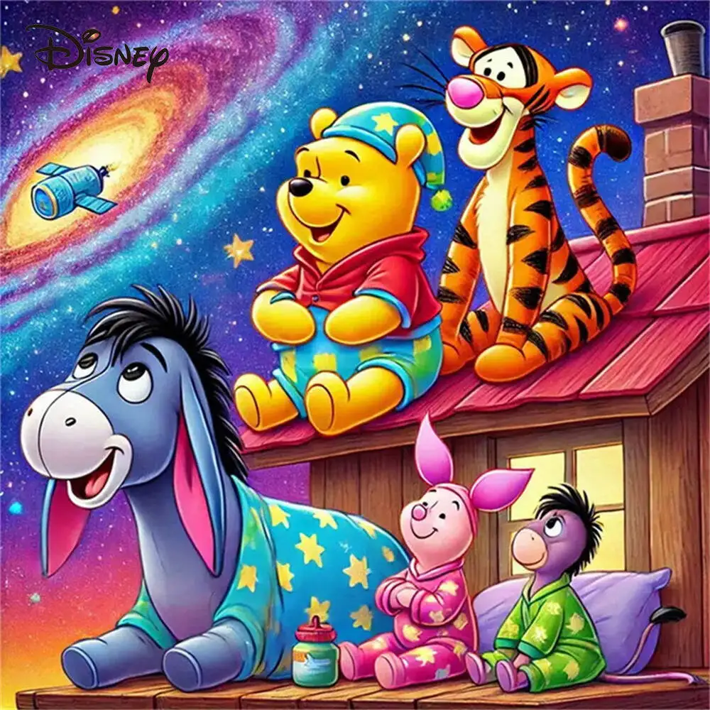 

Новое поступление Диснея, Алмазная мозаика, Винни-Пух, картина, медведь, животное, сделай сам, свинья, тигр, вышивка, ослик, мультяшный подарок ребенку