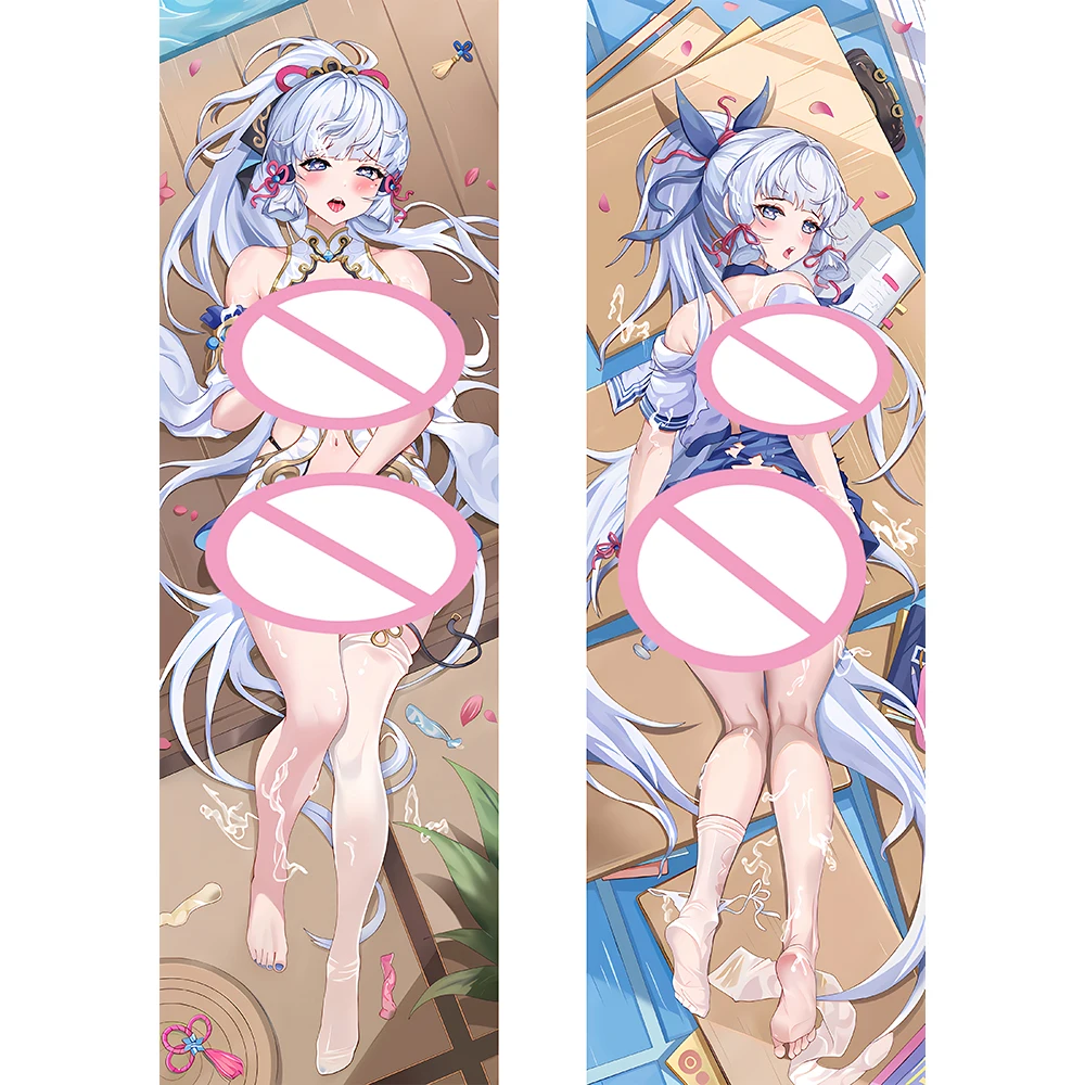 Kamisato Ayaka Otaku Anime Dakimakura Body Genshin Impact Pillowcase Double Sided Printed Cute Uncensorship Cosplay Cushion Case