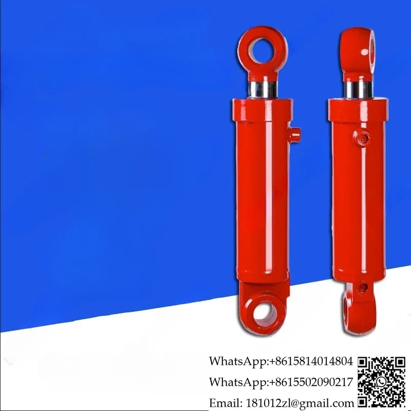 Two-way 12-ton HSG100*63 hydraulic station double-acting lifting heavy-duty hydraulic cylinder