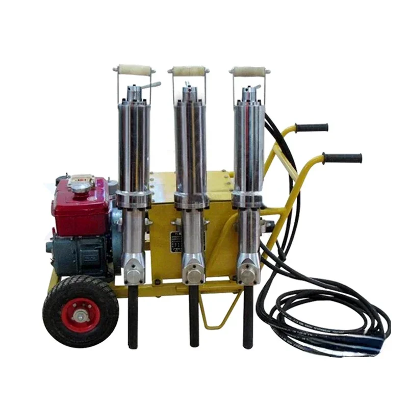 Hydraulic splitter Mine rock pile breaking concrete Electric diesel splitter Static blasting rock breaker