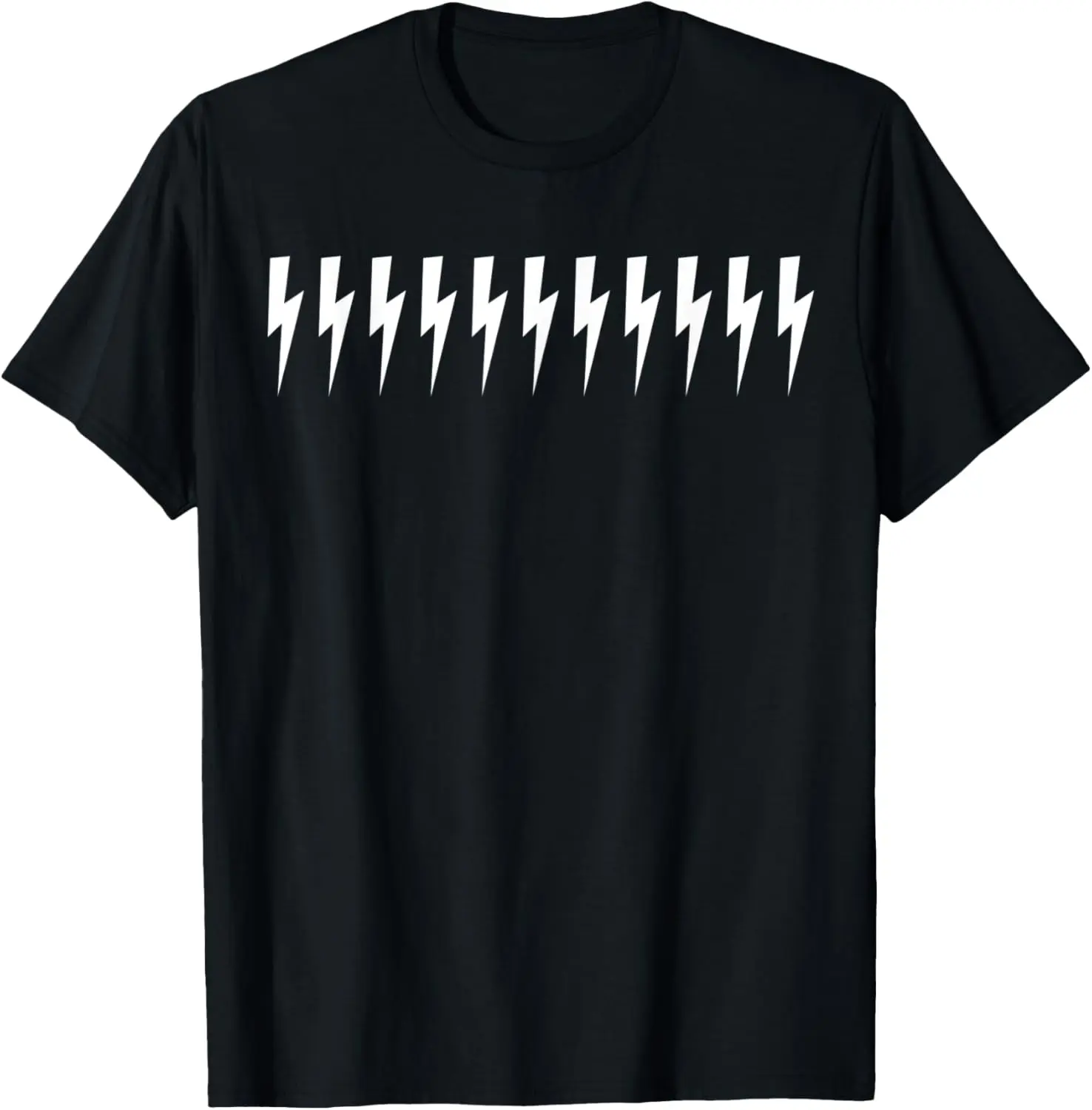 

Lightning Bolts Print Pattern Minimal Costume T-Shirt