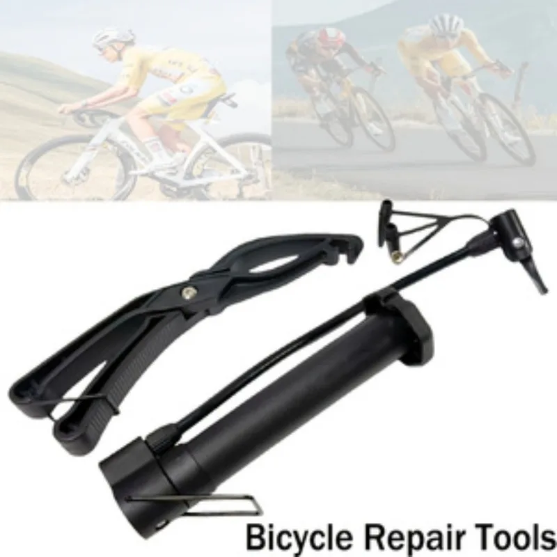 

2PCS Bike Repair Kit Bicycle Pump Tire Pliers Combo Portable Cycling Repair Tools Essential Riding Equipment