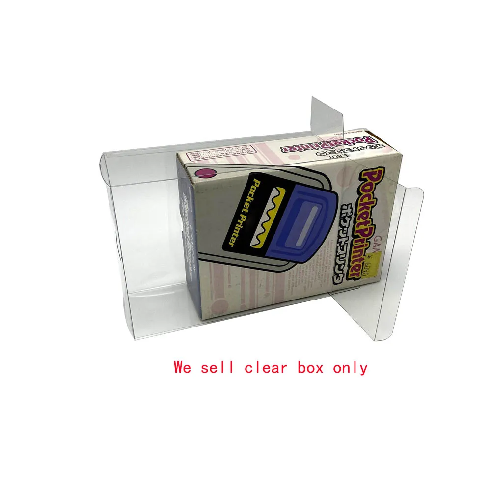 ZUIDID Cover in PET trasparente trasparente per custodia per espositore per stampante tascabile Gameboy GB GBC