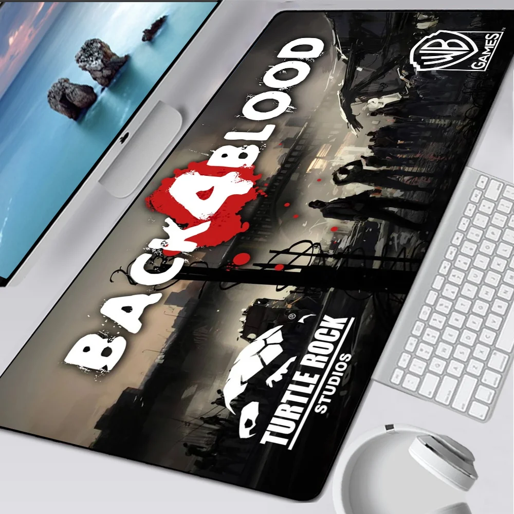 Back 4 Blood Large Gaming Mouse Pad Computer Mousepad PC Gamer Mouse Mat Laptop Mausepad XXL Mouse Carpet Keyboard Mat Desk Pad