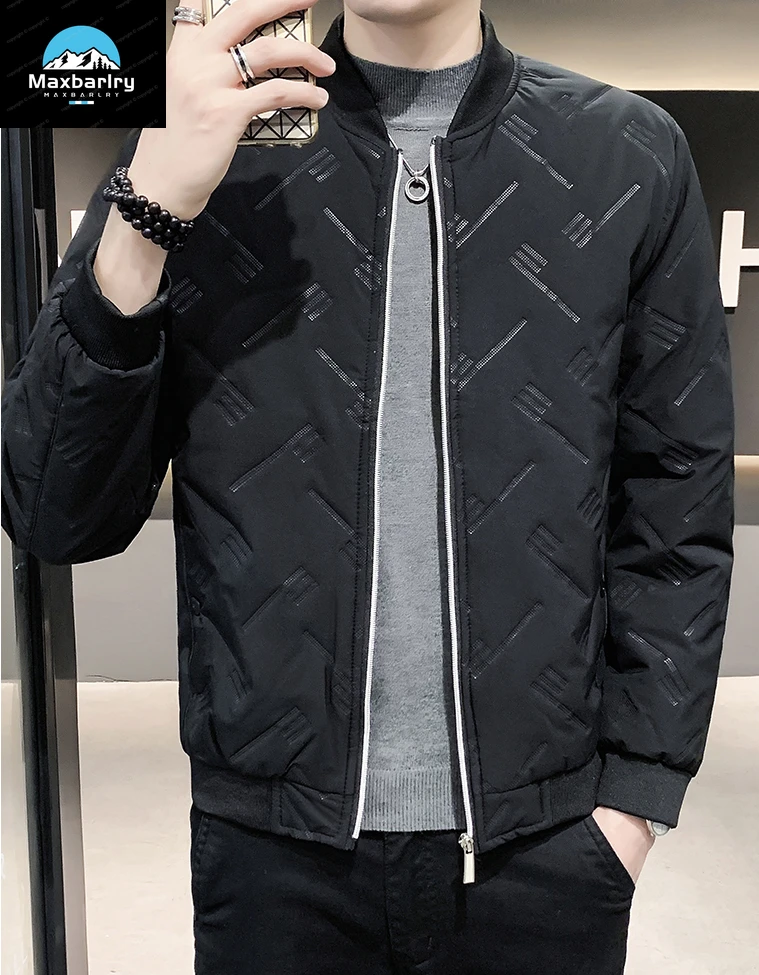 

2023 Hot selling Cotton Coat Men's Wear Thickened Windproof and Waterproof Baseball Neck Coat Trendy and Warm Men's Wear