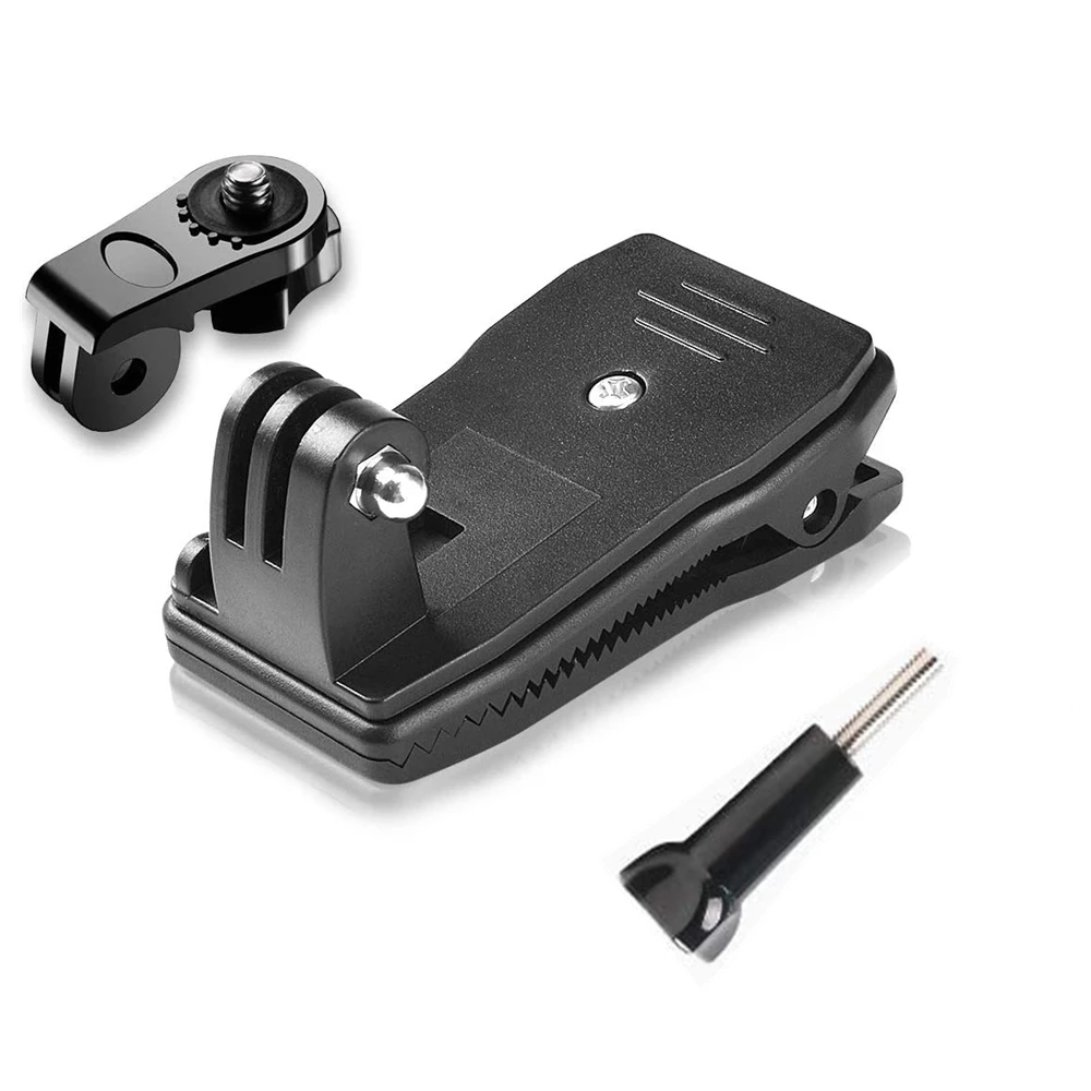 Зажим для камеры Gopro Hero 8 Session/7/6/ Hero 5/360, поворотный на 4/3 градусов