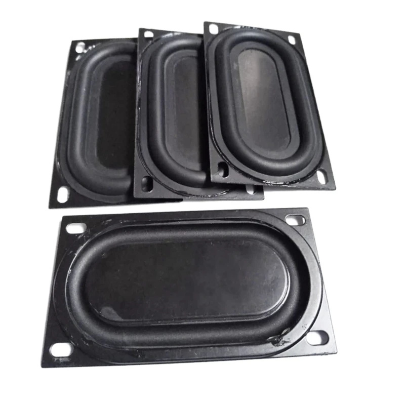 Speaker Vibration Plate 2 PCS Rectangle Bass Speaker Passive Radiator Auxiliary Vibration Plate Subwoofer DIY Repair