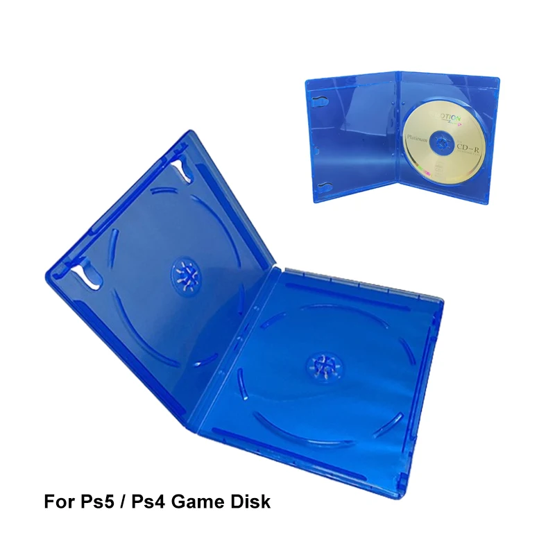

1PC CD Game Case Protective Box Compatible For Ps5 For Ps4 Game Disk Holder Disk Case CD DVD Discs Storage Box Cover