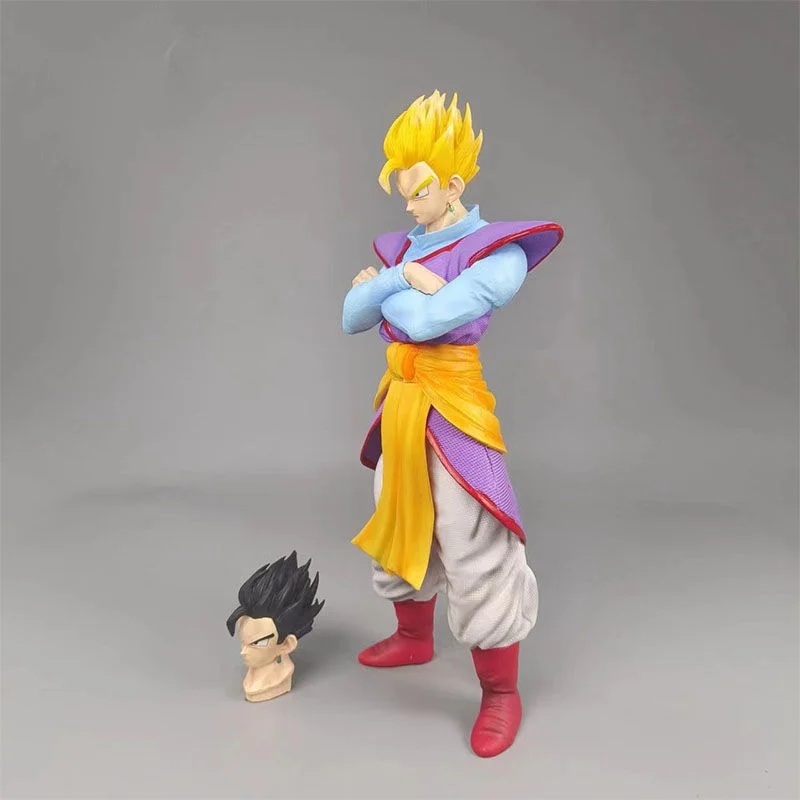 Dragon Ball Z Son Gohan Action Figure Toys Anime Dbz Figuras With Heads 30cm Manga Figurine Gk Statue Models Toys Holiday Gifts