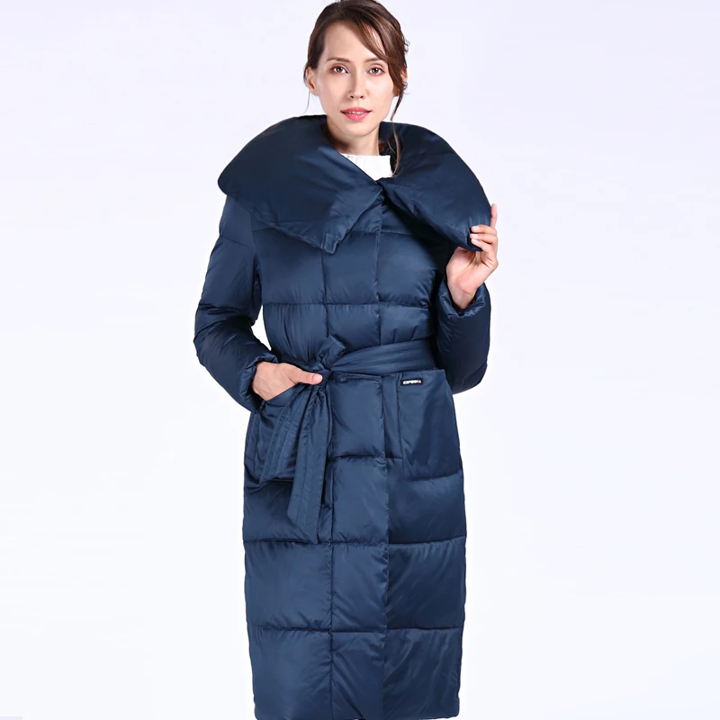 2022 New Winter Women\'s Coat Quilted Hooded Fashion Warm Women Down Jacket High-quality Biological-Down Female Parkas Docero