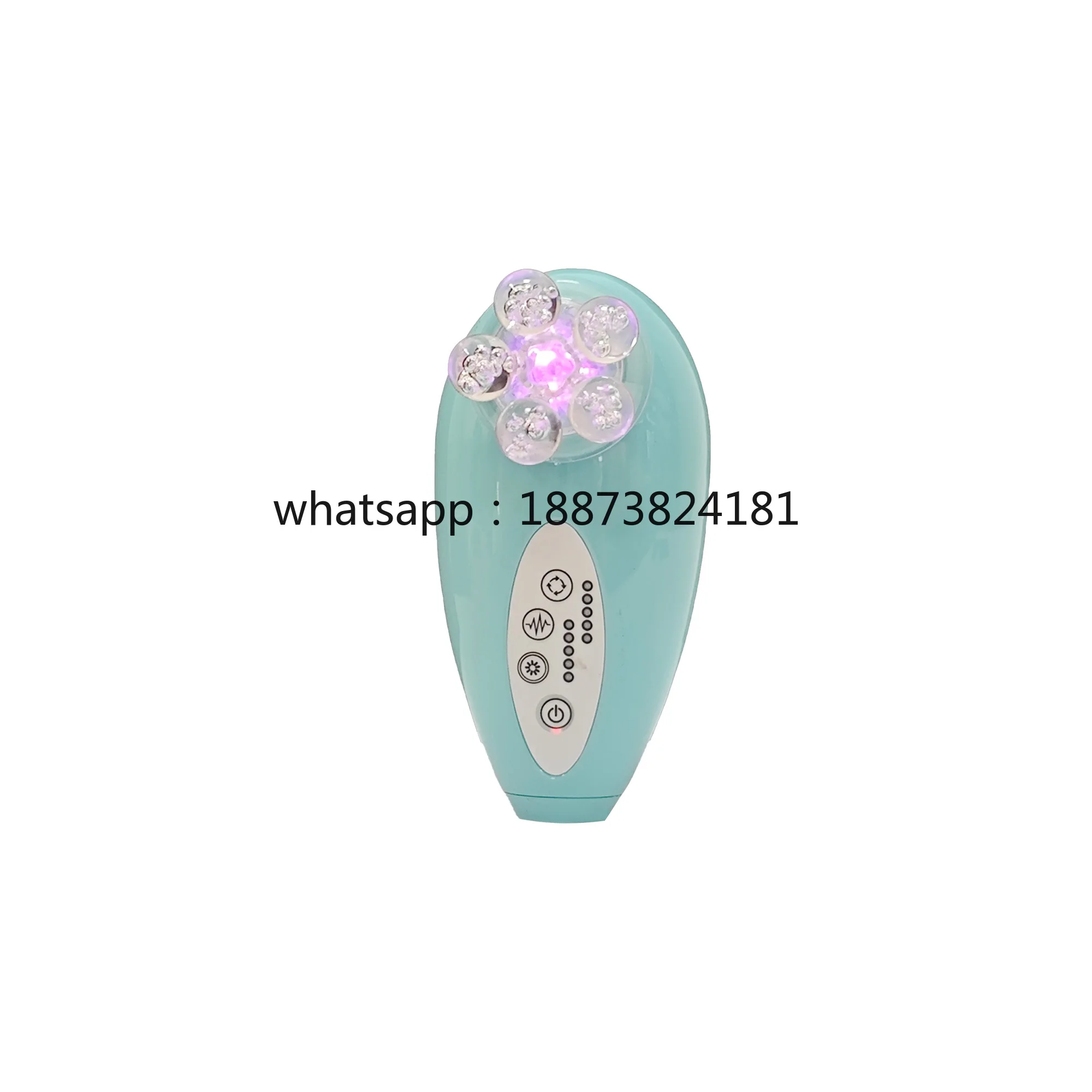 

New Home Use 4in1 Co2 Small Bubble Waterproof Soft Silicone Face Washing Brush Facial MagSpin Massager Electric Cleansing Brush