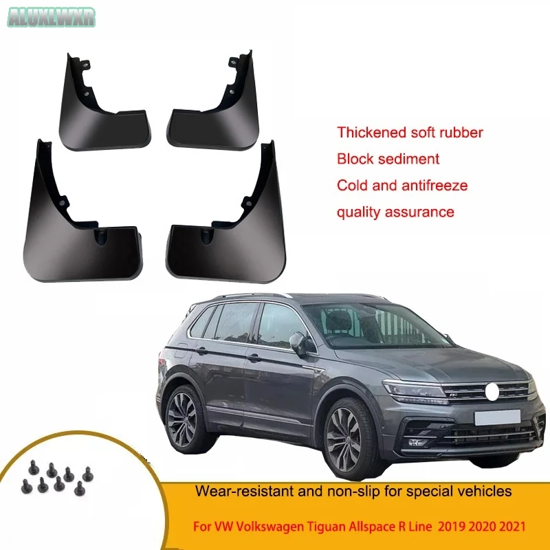 

Mudguards Mud Flap Splash Guards Fender Protector Cover For VW Volkswagen Tiguan R Line MK2 2019 2020 2021 Car Accessories