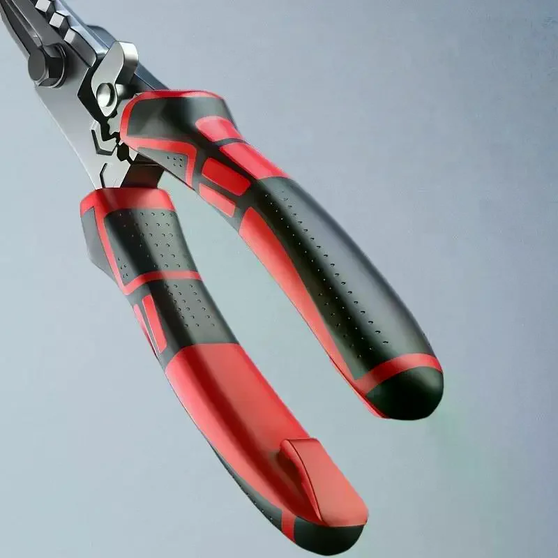 

Heavy Duty Multifunctional Electrician Scissors Crimping Wire Cutter With Wrench For Metal Sheet Cable Cutting