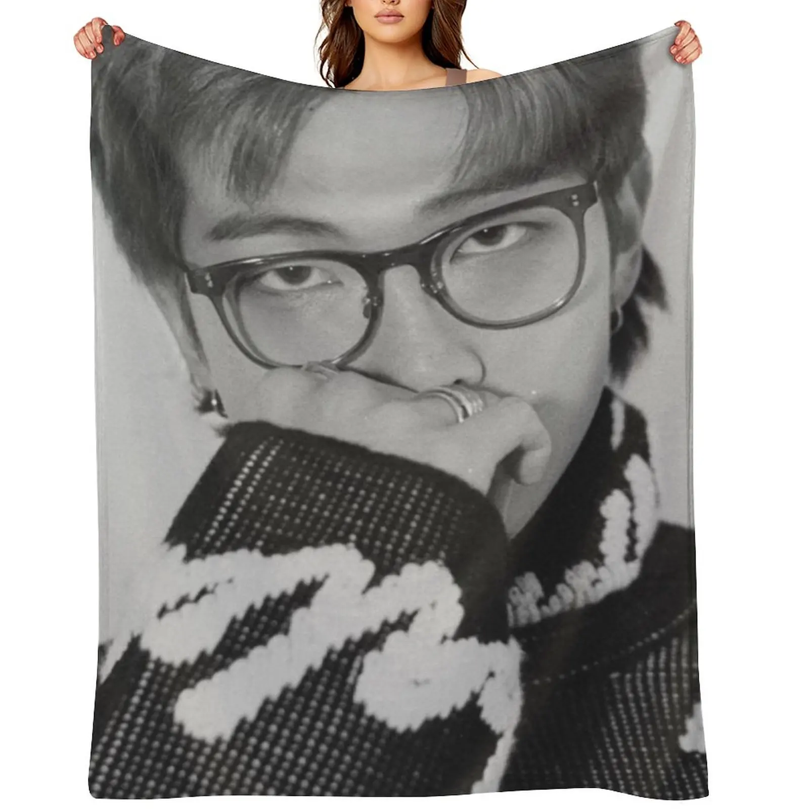 

rm namjoon Throw Blanket warm winter valentine gift ideas Personalized Gift Blankets