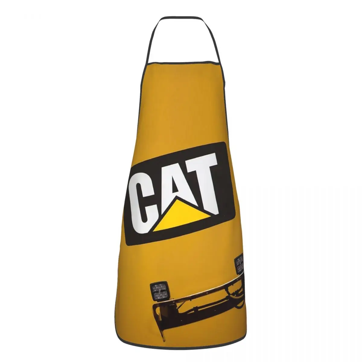 Cat-caterpillar Logo Aprons Chef Cooking Cuisine Tablier Sleeveless Bib Kitchen Cleaning Pinafore for Women Men Painting