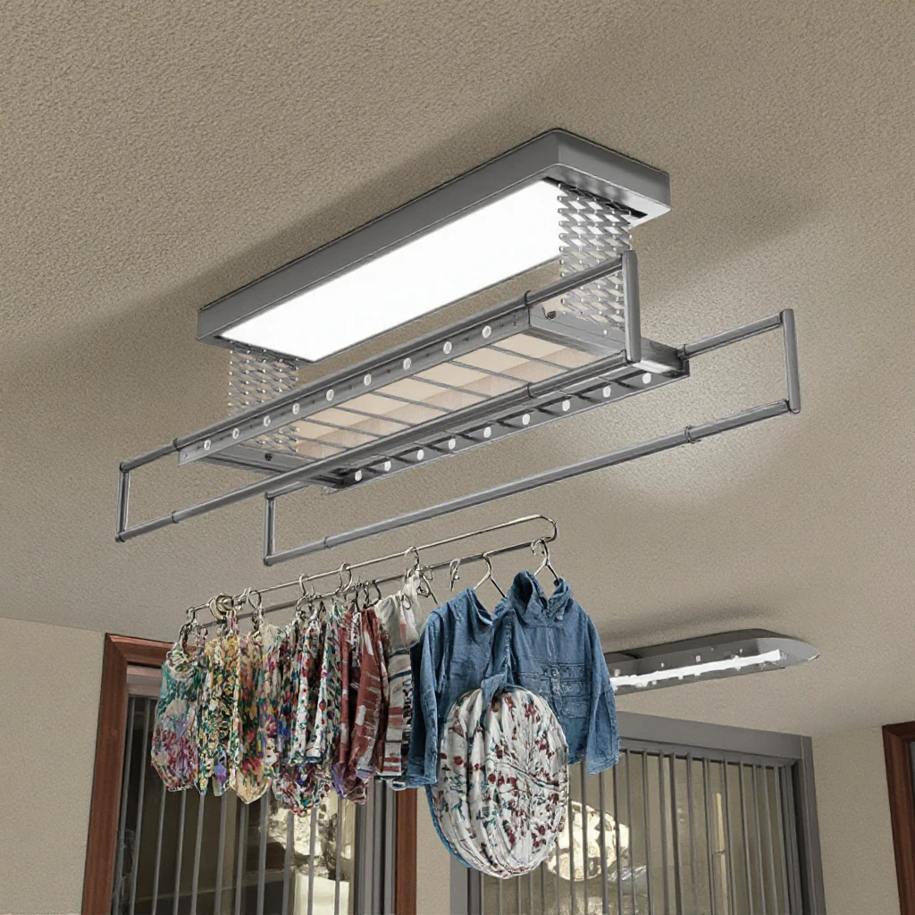 Inteligentny elektryczny suszarka do ubrań wielofunkcyjna suszarka na pranie