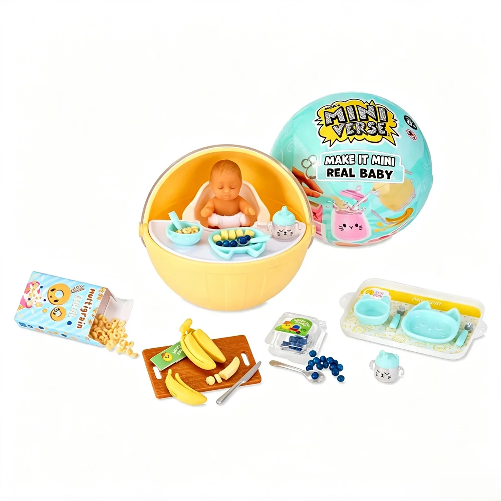 新しいMGAミニバースベビーフードボールミニチュア、ミニDI - Baby Food Under 1 Year のレビューと価格