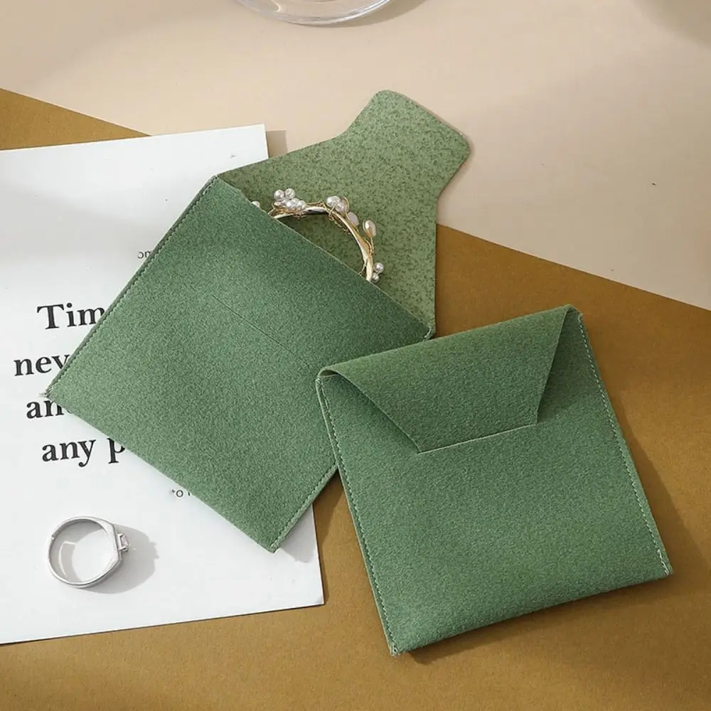 5 個のベルベットジュエリー梱包袋リングイヤリング大容量ジュエリーディスプレイボックスオーガナイザーブレスレットネックレスジュエリーホルダー