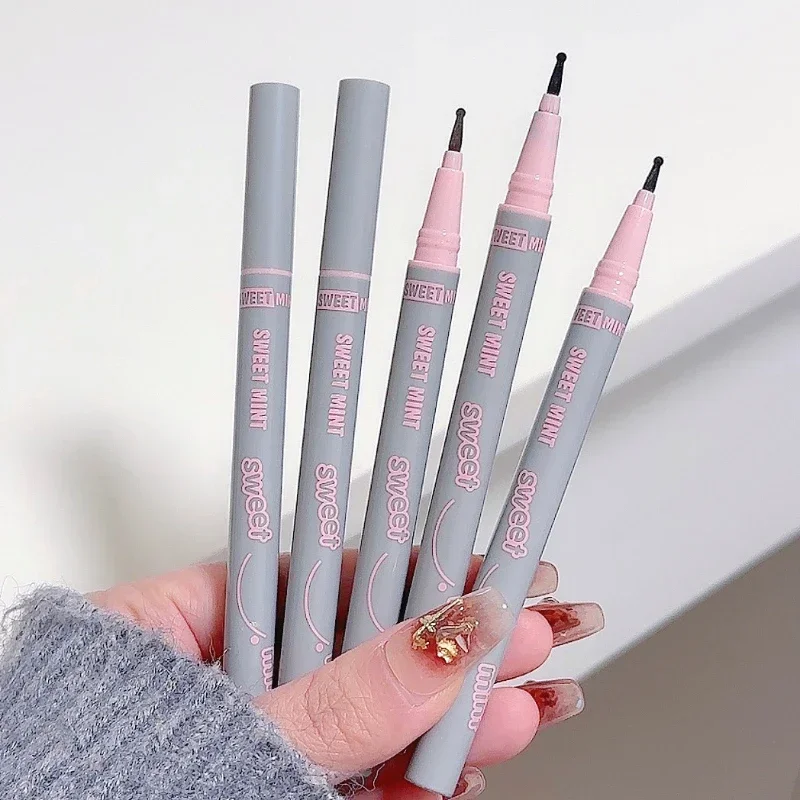 Sexy Rose Red Eye Liner Pencil Natural Matte Lying Silkworm Eyeliner Quick-drying Long-lasting Eyeliner Waterproof Non-smudging