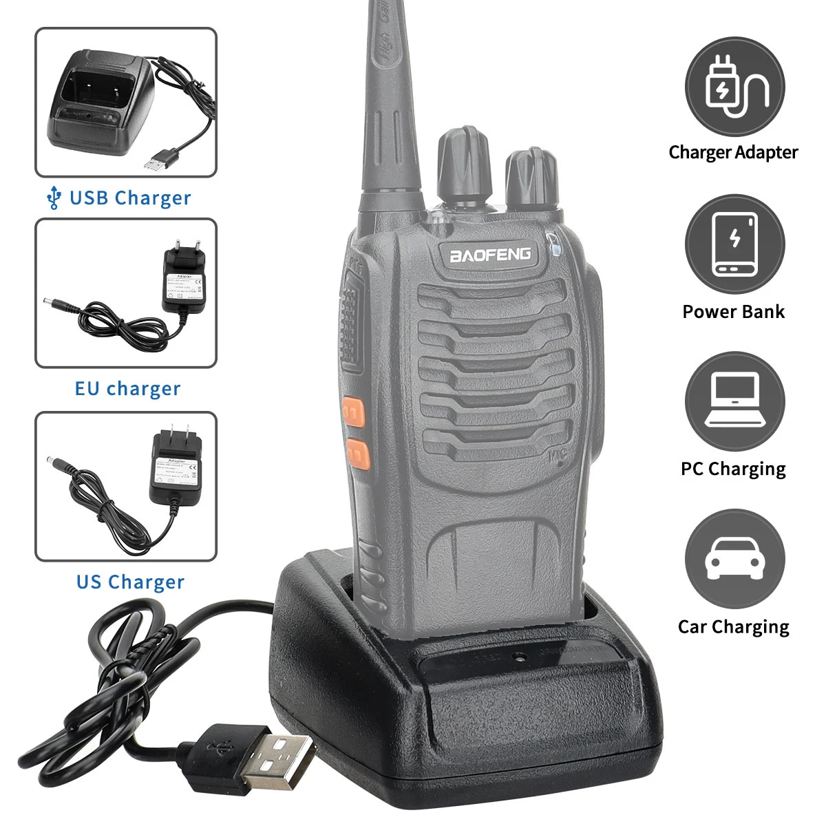 Baofeng original 3.7v 1500mah BF-777S BF-666S BF-888S bateria para reposição rádio em dois sentidos walkie talkie baofeng 888 acessórios