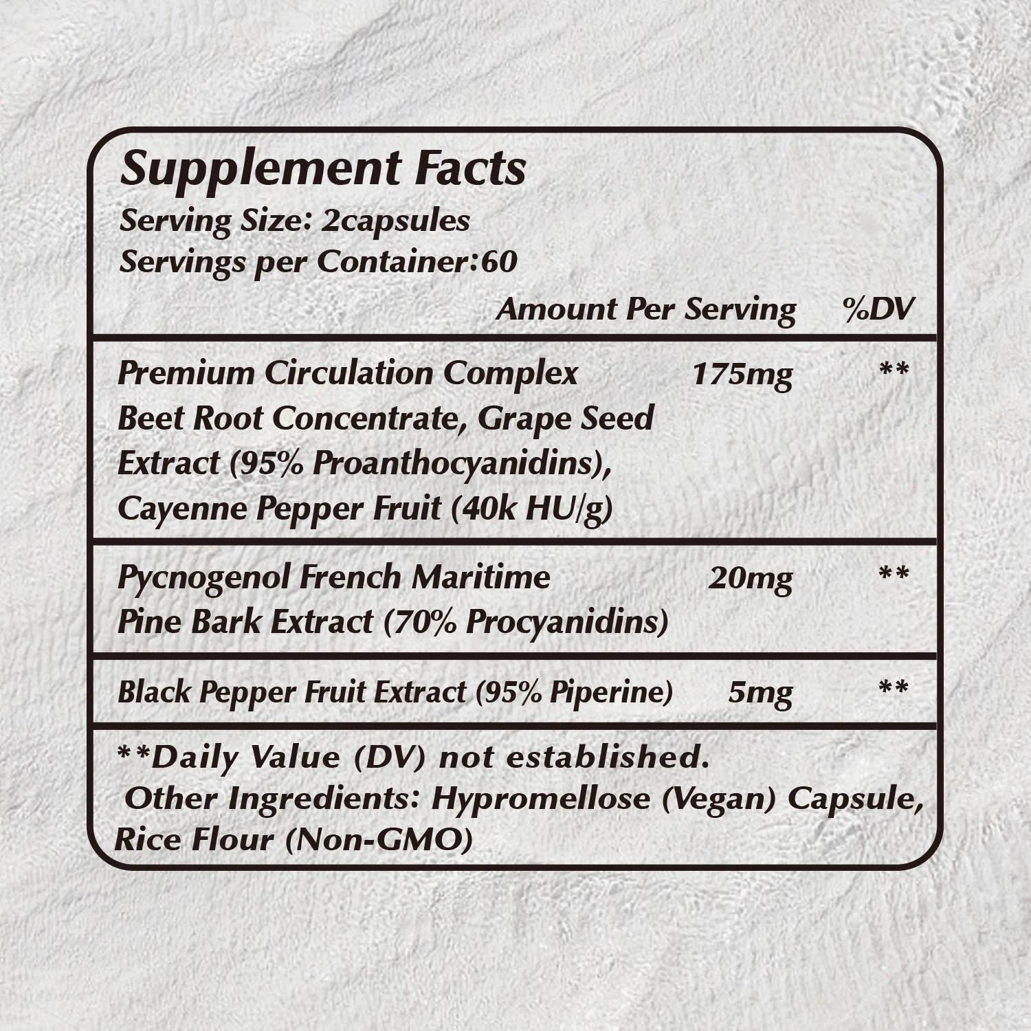 Pycnogenol - Improves Blood Flow and Circulation, Nitric Oxide Production