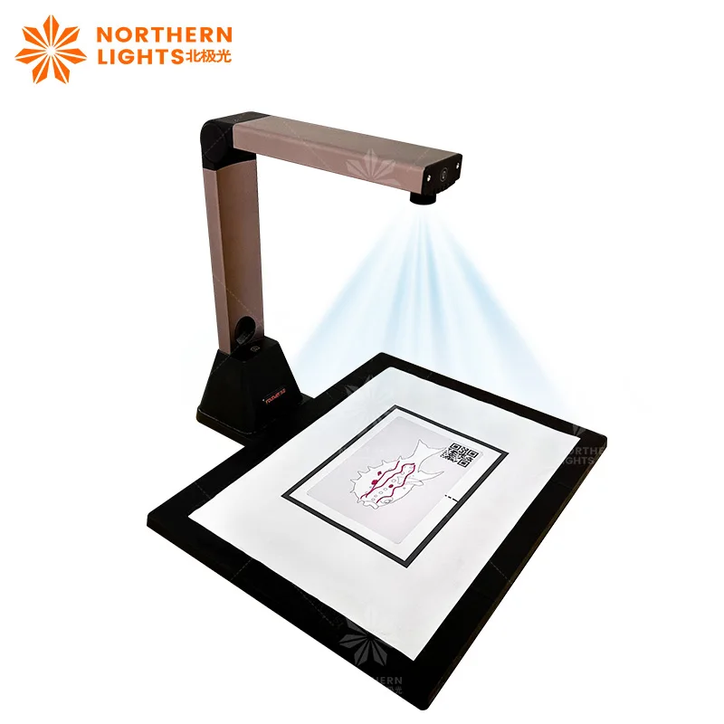 High Resolution 18MP High Speed A4 OCR Image/Document Scanner For Interactive Projector