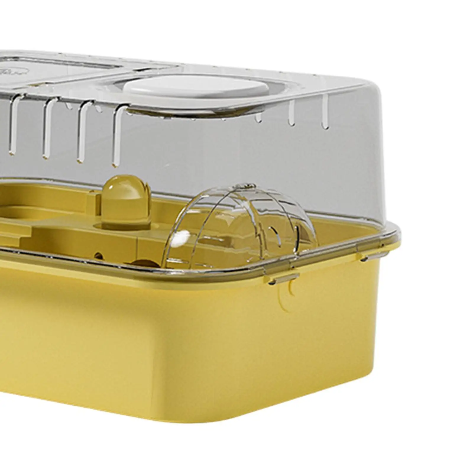 Hamster Cage Transparent Breathable House for Mice Small Animals Rabbit