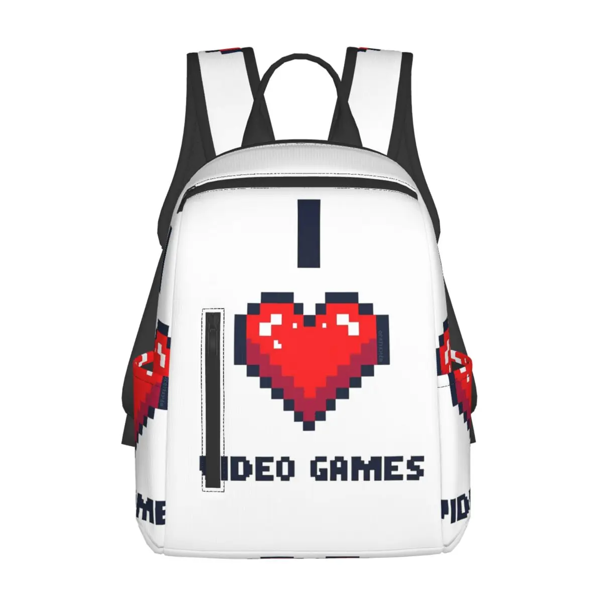 i-heart-ビデオゲームバックパック-デイパック-大容量-男の子-女の子-ブックバッグ-スクールバッグ-ショルダーバッグ-メンズ-レディース
