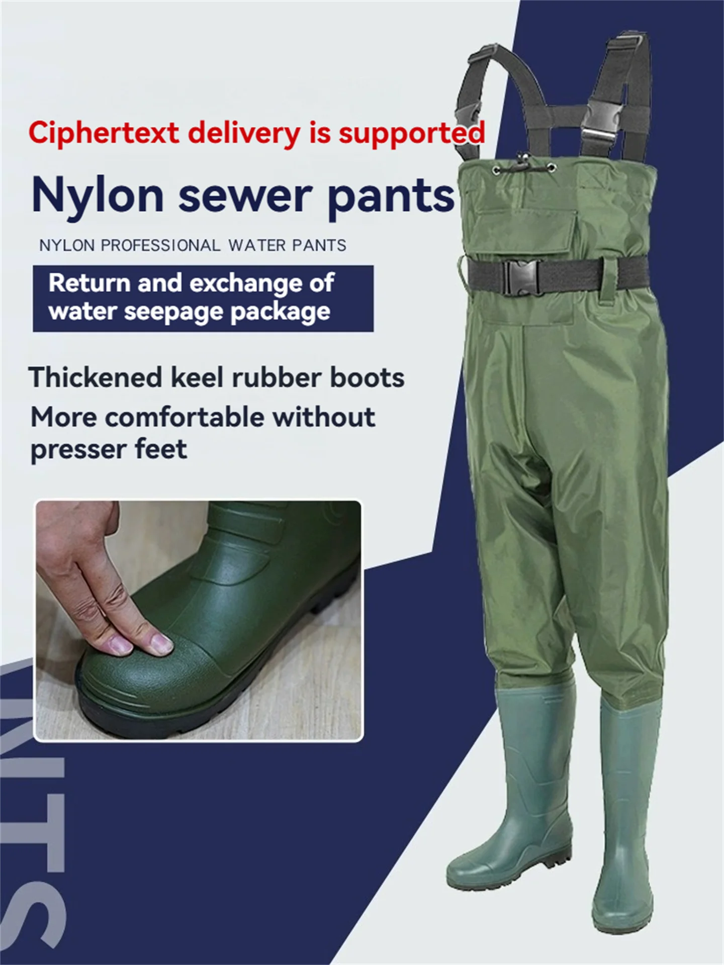 Fishing Pants Waterproof - Uniwersalne, wodoodporne spodnie do wędkowania i