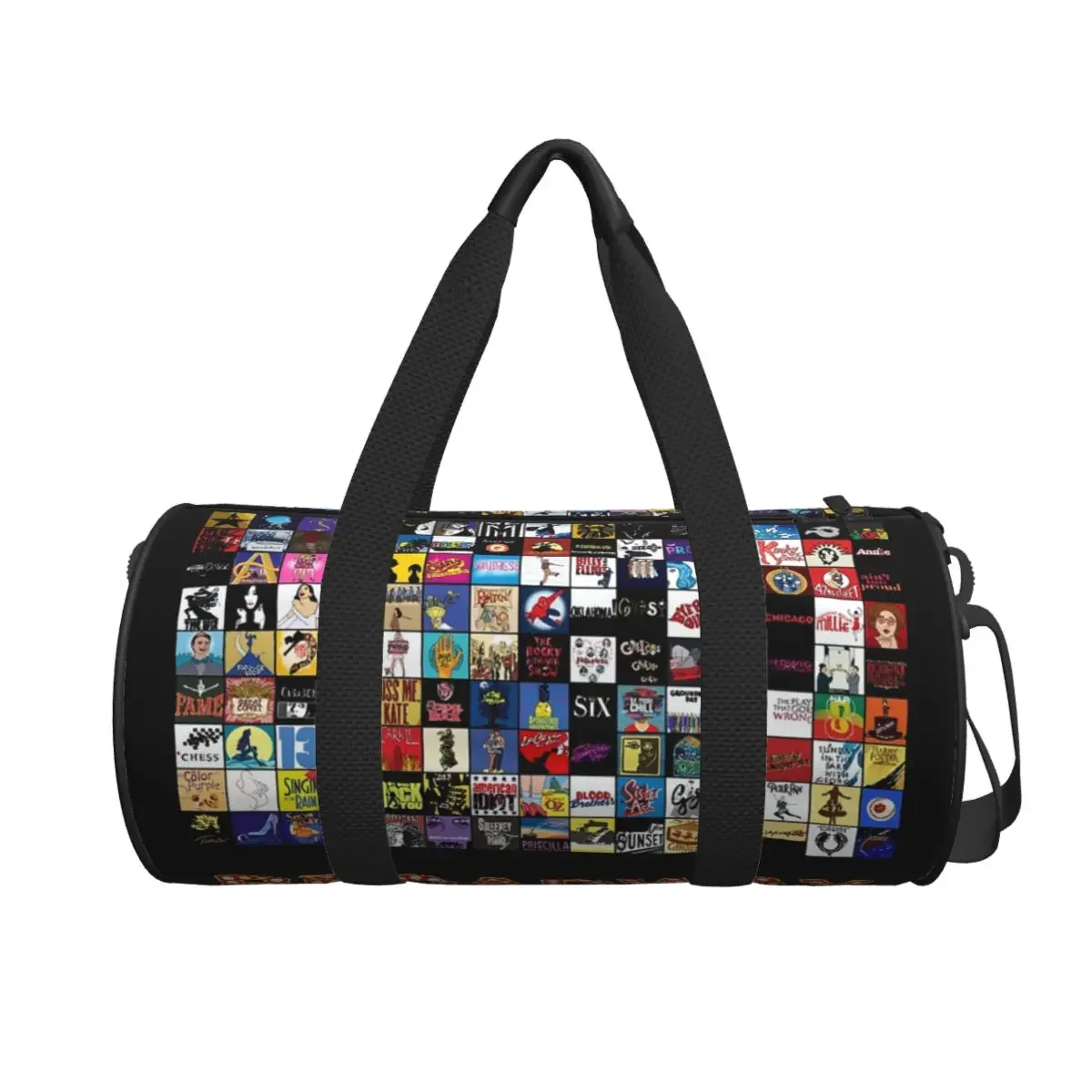 

Логотипы Broadway Musical Theater - нарисованная вручную большая спортивная сумка Водонепроницаемая дорожная сумка Duffle Сумки Сумка для фитнеса