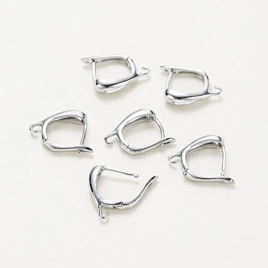 6pcs/lot 14K 18K Gold French Blank Lever Earing Hook Open Ear Ring Clips Clasp For DIY Jewelry Hoop Pendants Making Acceissories