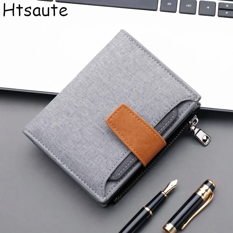 

Men Wallet PU Leather ID Credit Card Holder Clutch Coin Purse Luxury Brand Wallet Frosted Short Wallets Men Wallet Coin Pocket